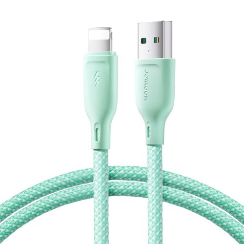 Joyroom USB - Lightning Cable Multi-Color Series A14, 480mb/s, 3A, 1.2m, Green (SA34-AL3) - Image 3