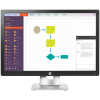 HP used οθόνη E242 LED IPS, 24" 1920x1200, VGA/DisplayPort/HDMI, Grade B