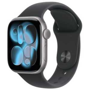 Apple Watch Series 11 (2025) GPS 42mm Space Gray Alu Case, Black Sport Band S/M EU MEQW4