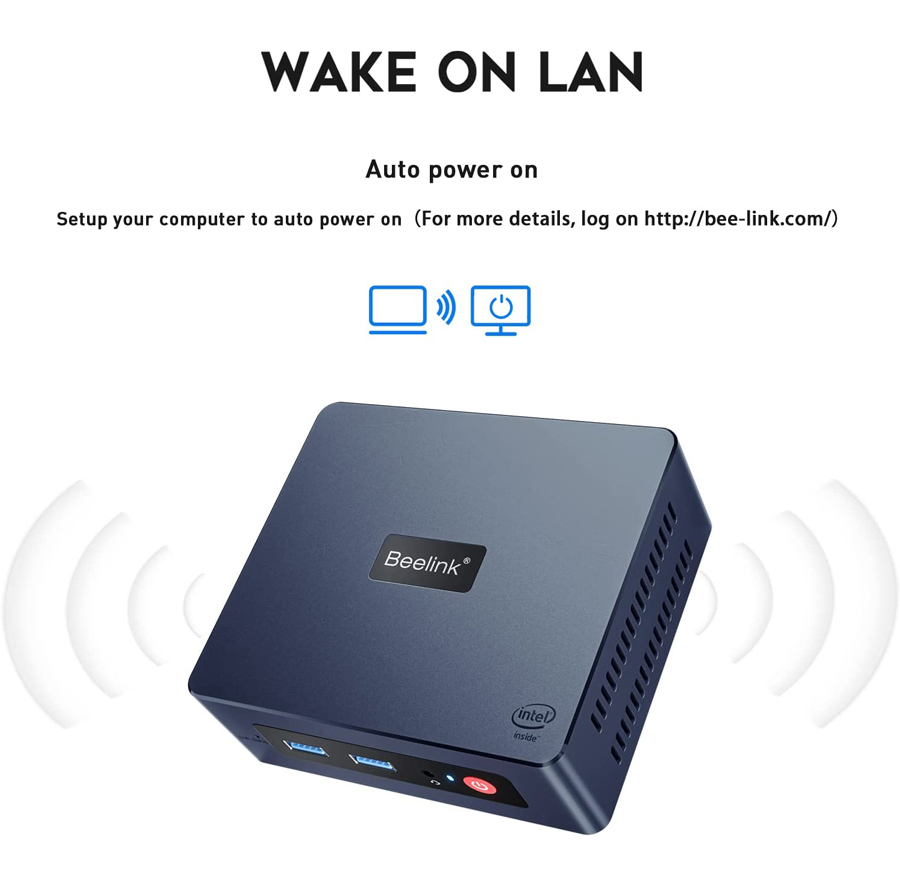 BEELINK mini PC Mini S, Intel CPU N5095, 8GB, 256GB SSD, Windows 11 Pro - Image 7