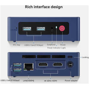 BEELINK mini PC Mini S13, Intel N150, 16GB, 1TB SSD, Windows 11 Pro - Image 7