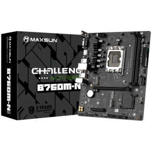 MAXSUN μητρική Challenger B760M-N D5, 2x DDR5, s1700, USB 3.2, 1G LAN, M-ATX - Image 4