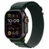 Apple Watch Ultra 2 GPS + Cellular 49mm Titanium Black Case with Dark Green Alpine Loop Large EU MX4T3