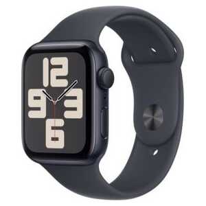 Apple Watch SE (2024) GPS 44mm Midnight Alu Case, Midnight Sport Strap S/M EU MXEJ3