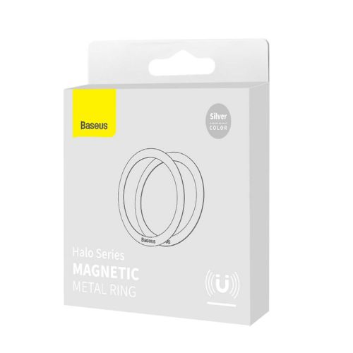 Baseus Magnetic Ring Halo Series (2pcs), Silver (PCCH000002) - Image 2