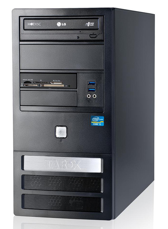 TAROX PC MT, Refurbished Grade A Repainted, E5700, 2GB, 320GB HDD, DVD, FreeDOS