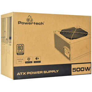 POWERTECH τροφοδοτικό για PC PT-1102, 550W, ATX, 120mm Fan - Image 4