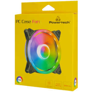 POWERTECH ανεμιστήρας PT-1284 για PC, LED RGB, 120mm, 1200RPM - Image 3