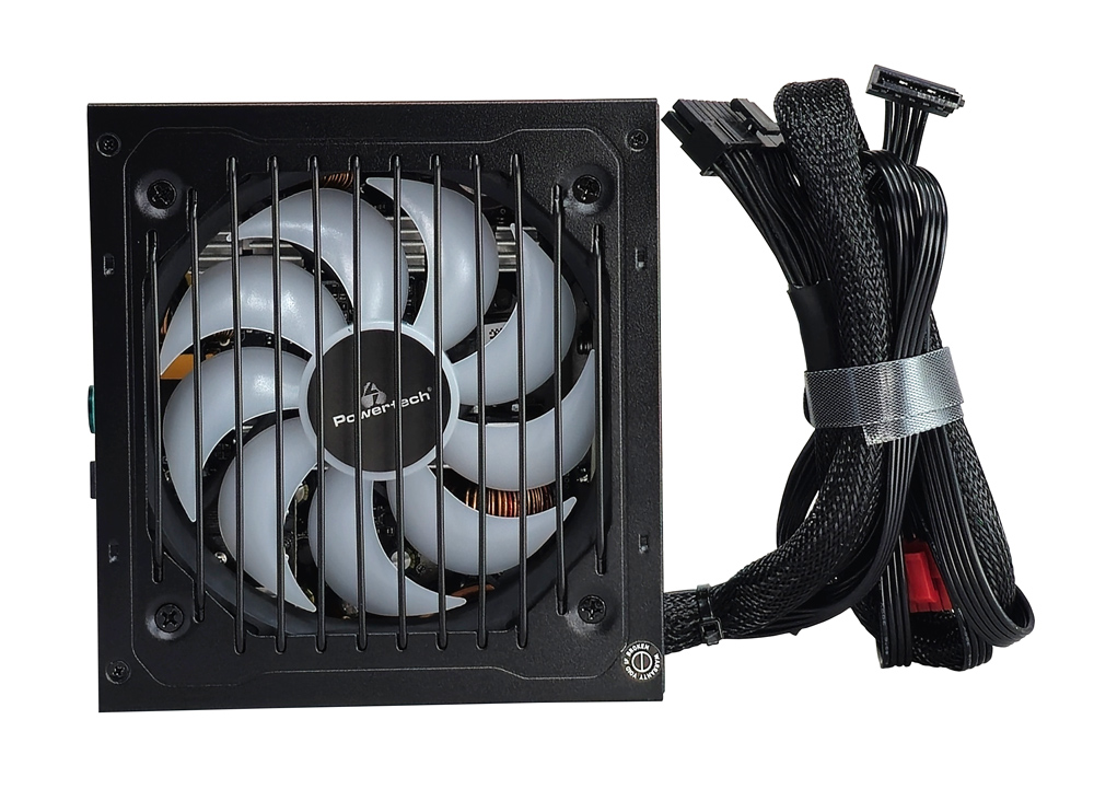 POWERTECH τροφοδοτικό PC PT-1311, 80PLUS Bronze, 700W, ATX, 120mm RGB Fan, Semi Modular - Image 4