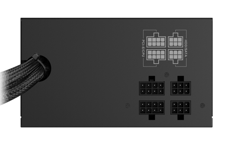 POWERTECH τροφοδοτικό PC PT-1311, 80PLUS Bronze, 700W, ATX, 120mm RGB Fan, Semi Modular - Image 7