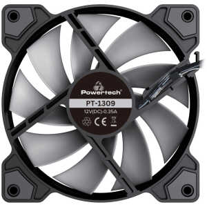 POWERTECH ανεμιστήρας για PC SP-PT-1309-2, slave, ARGB LED, 120mm, 1200RPM - Image 2