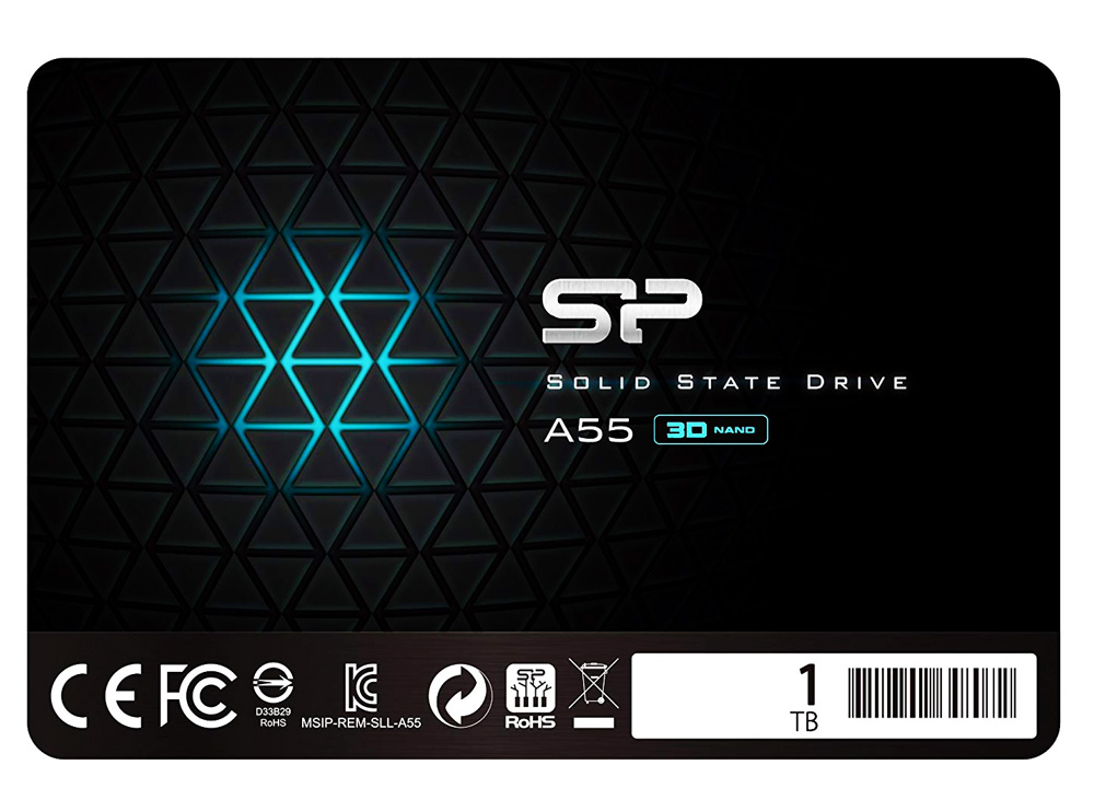 SILICON POWER SSD A55 1TB, 2.5", SATA III, 500-450MB/s, 7mm