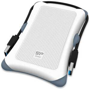 SILICON POWER εξωτερικός HDD Armor A30, 1TB, USB 3.2, λευκός