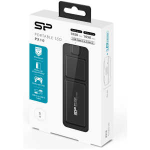 SILICON POWER εξωτερικός SSD PX10, 1TB, USB 3.2, 1050-1050MB/s, μαύρος - Image 6