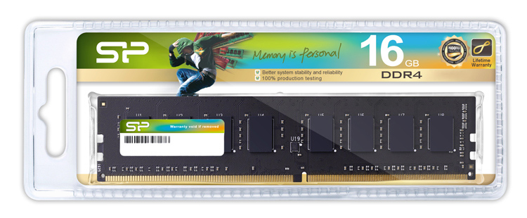 SILICON POWER μνήμη DDR4 UDIMM SP016GBLFU320X02, 16GB, 3200MHz, CL22 - Image 2