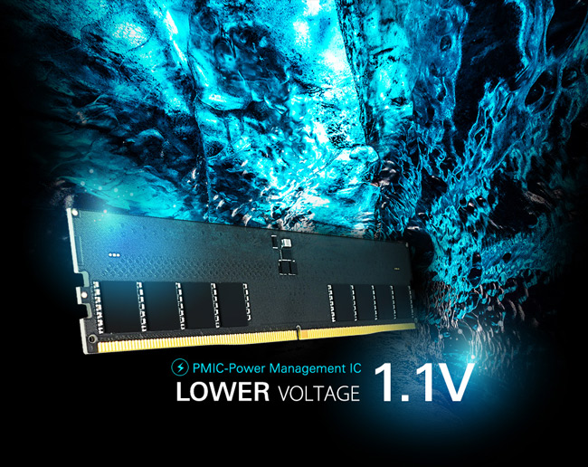 SILICON POWER μνήμη DDR5 UDIMM SP016GBLVU480F02, 16GB, 4800MHz, CL40 - Image 2