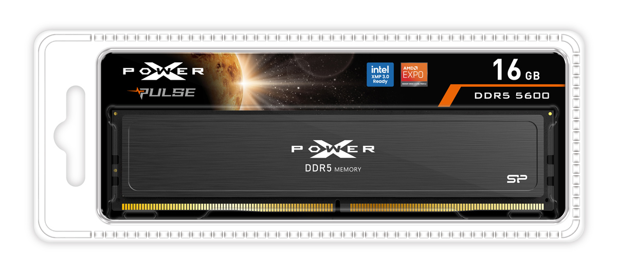 SILICON POWER μνήμη DDR5 UDIMM XPOWER Pulse, 16GB, 5600MHz, CL40 - Image 2