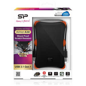 SILICON POWER εξωτερικός HDD Armor A30, 2TB, USB 3.2, μαύρος - Image 3