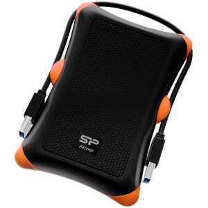 SILICON POWER εξωτερικός HDD Armor A30, 2TB, USB 3.2, μαύρος
