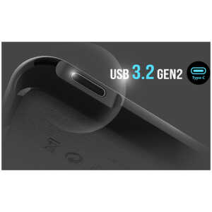 SILICON POWER εξωτερικός SSD PC60, 2TB, USB 3.2, 540-500MB/s, μαύρος - Image 4