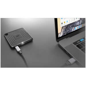 SILICON POWER εξωτερικός SSD PC60, 2TB, USB 3.2, 540-500MB/s, μαύρος - Image 2