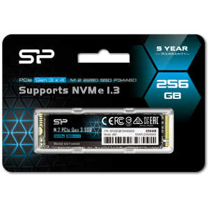 SILICON POWER SSD PCIe Gen3x4 P34A60 M.2 2280, 256GB, 2.200-1.600MB/s - Image 4