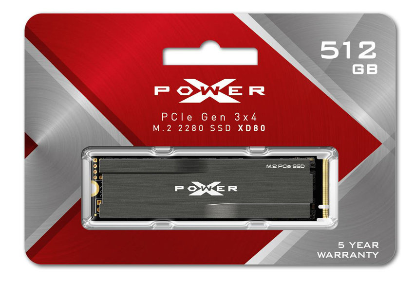 SILICON POWER SSD PCIe Gen3x4 M.2 2280 XD80, 512GB, 3.400-3.000MB/s - Image 2