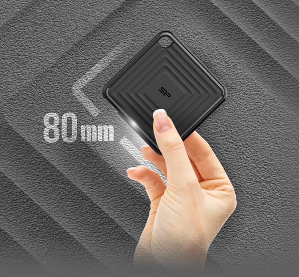 SILICON POWER εξωτερικός SSD PC60, 512GB, USB 3.2, 540-500MB/s, μαύρος - Image 5