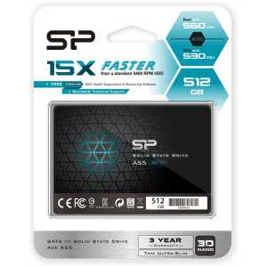 SILICON POWER SSD A55 512GB, 2.5", SATA III, 500-450MB/s, 7mm - Image 3