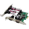 POWERTECH κάρτα επέκτασης PCIe σε 4x RS232 ST310, CH384L