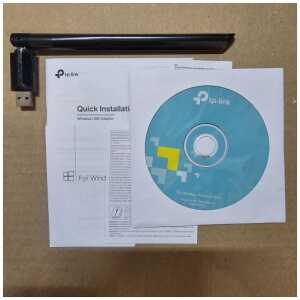 [Outlet Grade A] TP-Link Adapter Archer T2U Plus AC600 Wireless, USB 2.0, 633Mbps, 802.11ac, Black EU