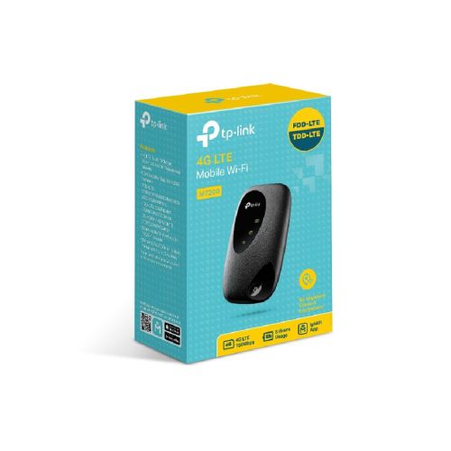 TP-Link Mobile Wi-Fi M7200 4G, 300Mbps, 802.11n, Black EU