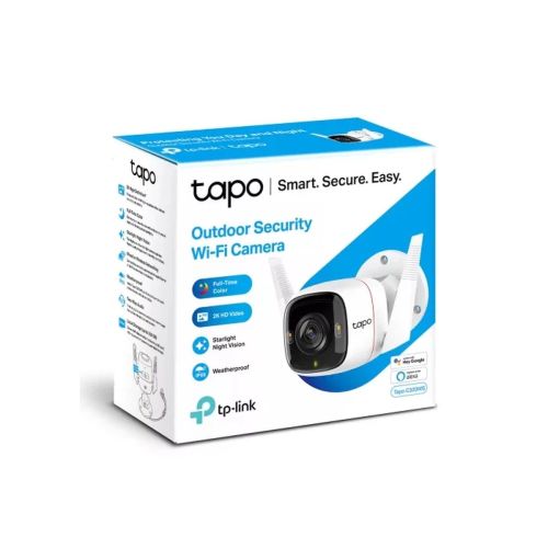 TP-Link Camera Tapo C320WS Wi-Fi Outdoor Security 2K QHD 3MP, Night Vision, White EU - Image 2