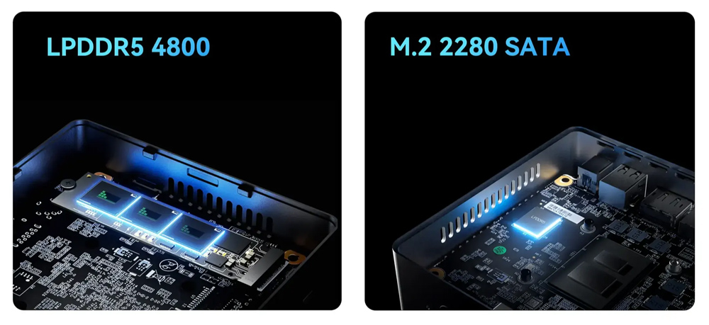 MINISFORUM mini PC UN100L, Intel CPU N100, 16/512GB SSD, Windows 11 Pro - Image 6