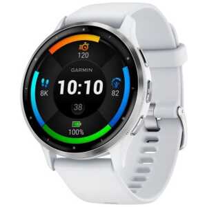 Garmin Venu 3 Smart Watch 45mm, GPS, reinforced polymer Stainless Steel Whitestone EU