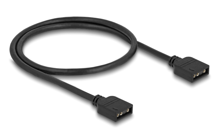 DELOCK RGB hub 64128 για ARGB LEDs, 10 θύρες, μαύρο - Image 5