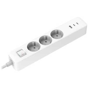 Xiaomi Power Strip 2C1A (3 outlet, 2 USB, 1 Type-C) 1.4m, White EU BHR07UKEU