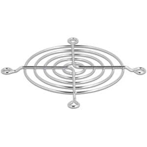 DELOCK σχάρα για 80mm ανεμιστήρα 67306, μεταλλική, ασημί