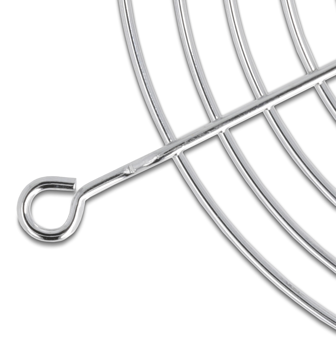 DELOCK σχάρα για 120mm ανεμιστήρα 67308, μεταλλική, ασημί - Image 2