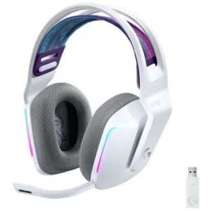 Logitech Headphones Wireless G733 Lightspeed for Gaming, RGB, White EU (981-000883)