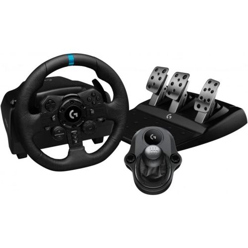 Logitech Racing Wheel G923 SE TrueForce with Pedals and Shifter (6 speed) for PC, PS5, PS4, Black EU (991-000531)