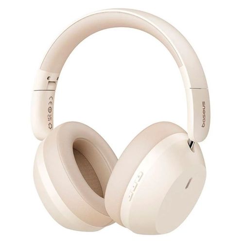 Baseus Earphone Bluetooth Bass 35 Max Wireless Headphones BT 5.3, White EU (A00070800221-00) - Image 3