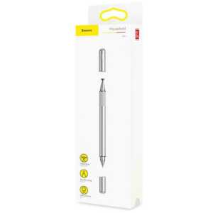 Baseus Tablet Tool Pen Golden Cudgel Capacitive Stylus Pen Silver (ACPCL-0S)