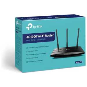TP-Link Wi-Fi Router Archer A8 AC1900, 1900Mbps, LAN/WAN, 802.11ac, Black EU