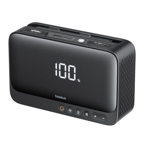 Baseus Car Tool Power Starter / Power Bank Super Energy 4-in-1 Car Jump Starter (Peak current 600A / 60000 mAh) Black (C00245902111-00) - Image 3