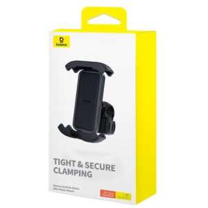 Baseus Phone Holder QuickGo Series for Bike, Scooter, Moped (5.7 - 7.2 inch), Black (C40561500113-00)