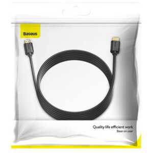 Baseus Video Cable High Definition Series HDMI To HDMI 2.0, 4K 30Hz, 18Gb/s, 5m, Black (CAKGQ-D01)