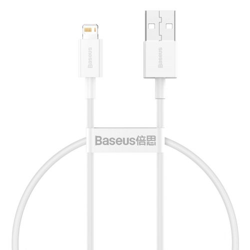 Baseus Lightning Superior Series cable, Fast Charging, Data 2.4A, 0.25m White (CALYS-02) - Image 3