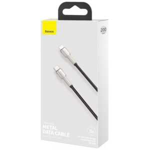 Baseus Type-C - Lightning Cafule Series Metal data cable PD 20W 2m Black (CATLJK-B01)