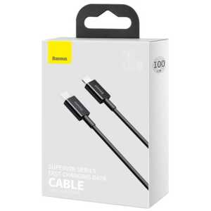 Baseus Type-C - Lightning Superior Series fast charging data cable, PD 20W, 1m, Black (CATLYS-A01)